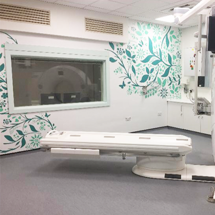 Interior design for Doncaster Royal Infirmary CT Suite