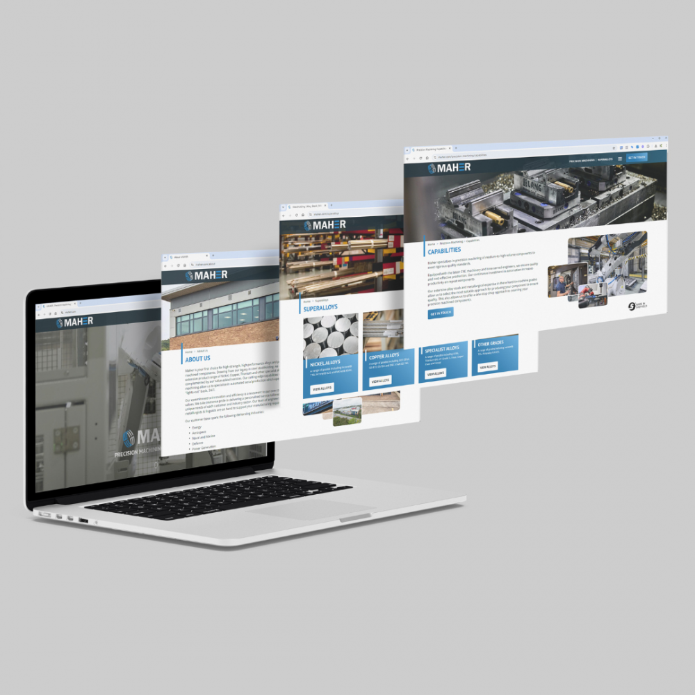Bespoke website for Maher