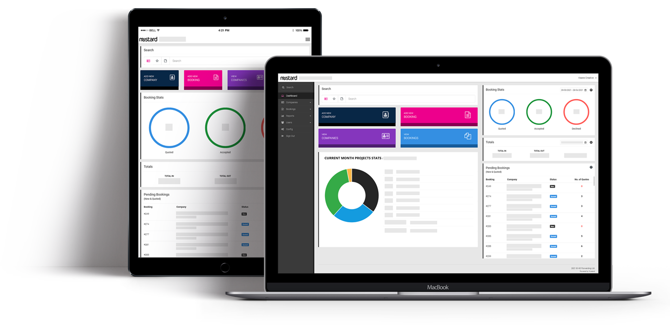 Mustard - Bespoke business system