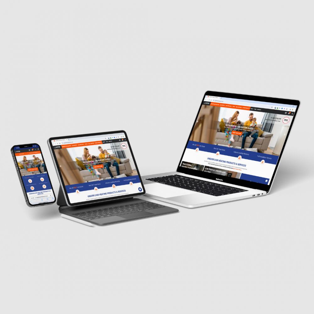 Bespoke e-commerce website for UFH1